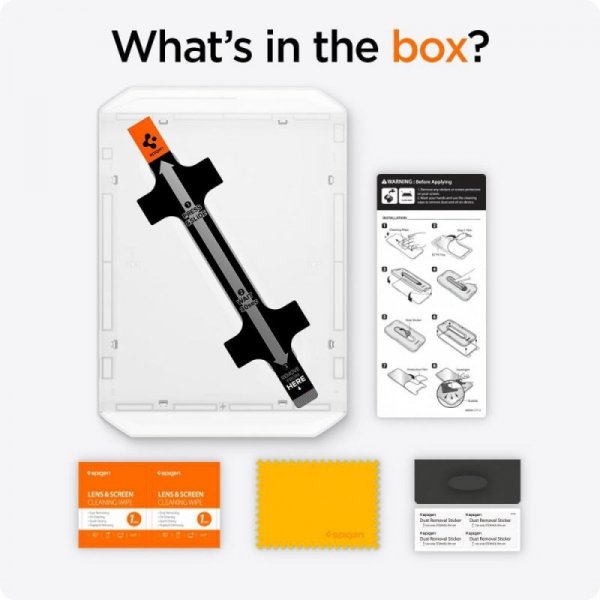SZKŁO HARTOWANE SPIGEN GLAS.TR ”EZ FIT” IPAD PRO 13 7 / 2024 CLEAR