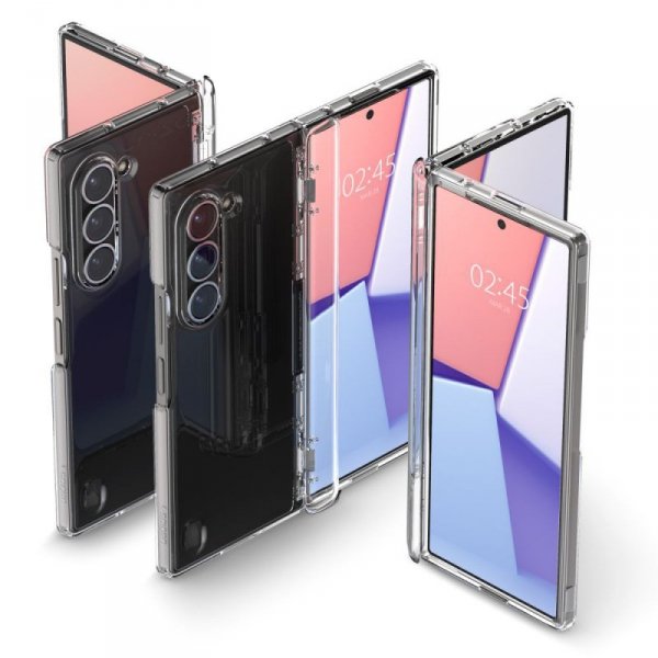 ETUI SPIGEN  ULTRA HYBRID PRO GALAXY Z FOLD 6 CRYSTAL CLEAR