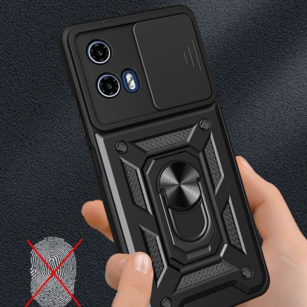 ETUI PANCERNE ETUI PLECKI NAKŁADKA CASE TECH-PROTECT   CAMSHIELD PRO MOTOROLA EDGE 50 FUSION 5G BLACK
