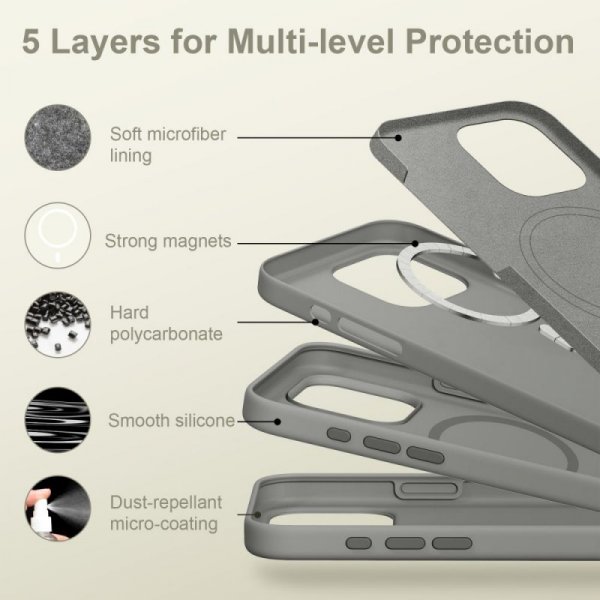 TECH-PROTECT SILICONE MAGSAFE IPHONE 16 PRO MATTE CLAY