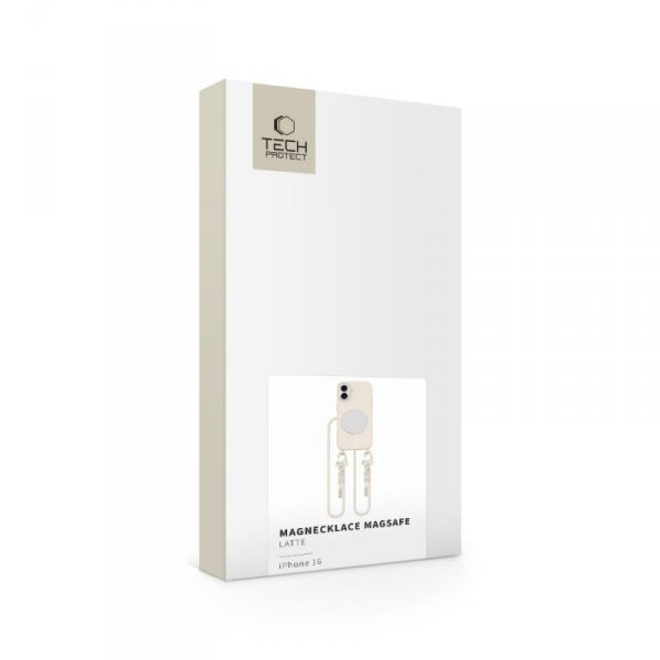 TECH-PROTECT MAGNECKLACE MAGSAFE IPHONE 16 COSMIC LATTE