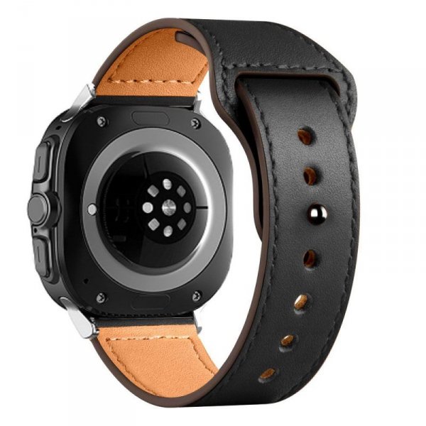 TECH-PROTECT LEATHERFIT SAMSUNG  GALAXY WATCH ULTRA (47 MM) BLACK