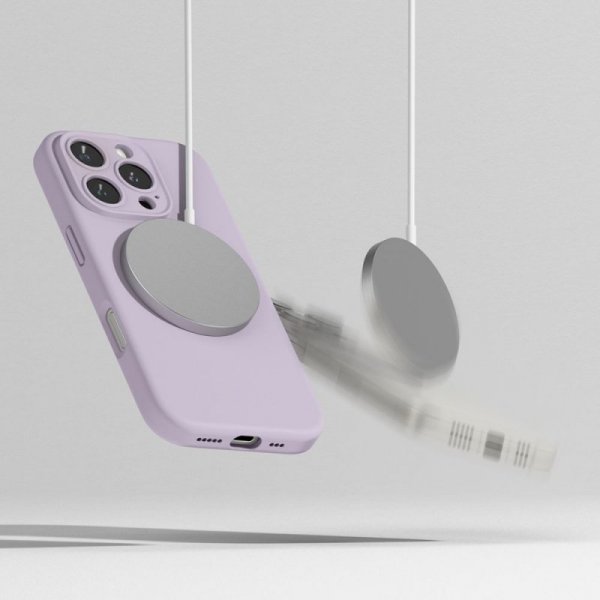 RINGKE SILICONE MAGNETIC MAGSAFE IPHONE 16 PRO LIGHT PURPLE