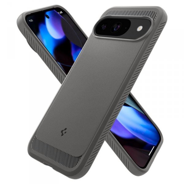 ETUI SPIGEN  RUGGED ARMOR GOOGLE PIXEL 9 / 9 PRO MARBLE GREY