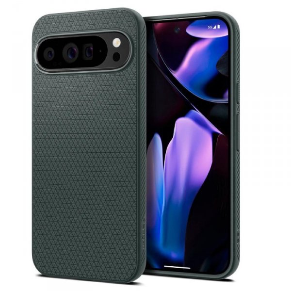 ETUI SPIGEN  LIQUID AIR GOOGLE PIXEL 9 PRO XL ABYSS GREEN