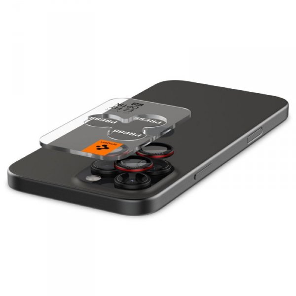 OSŁONA APARATU SPIGEN OPTIK PRO L-SERIES GLAS.TR ”EZ FIT” CAMERA PROTECTOR 2-PACK IPHONE 14 PRO / PRO MAX / 15 PRO / PRO MAX / 1