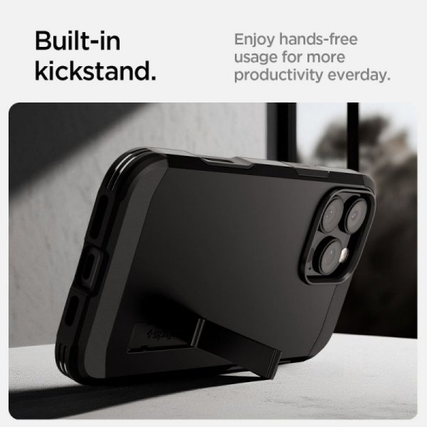 PANCERNE ETUI SPIGEN TOUGH ARMOR  ”T” MAG MAGSAFE IPHONE 16 PRO MAX BLACK