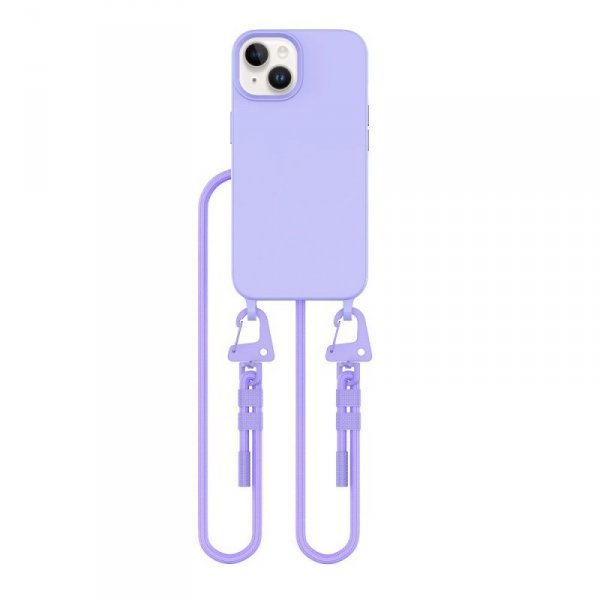 ETUI TECH-PROTECT  MAGNECKLACE MAGSAFE IPHONE 14 LAVENDER