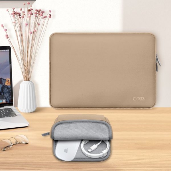 ETUI TECH-PROTECT  NEOSLIM LAPTOP 15-16 CAFFE LATTE