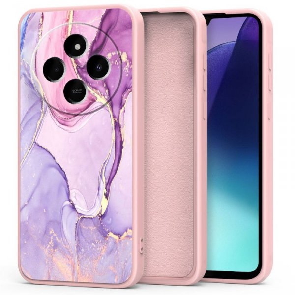 ETUI ETUI PLECKI CASE TECH-PROTECT   ICON XIAOMI REDMI 14C MARBLE
