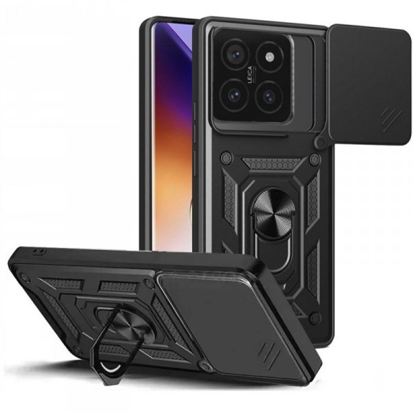 ETUI PANCERNE ETUI PLECKI NAKŁADKA CASE TECH-PROTECT  CAMSHIELD PRO XIAOMI 14T PRO BLACK