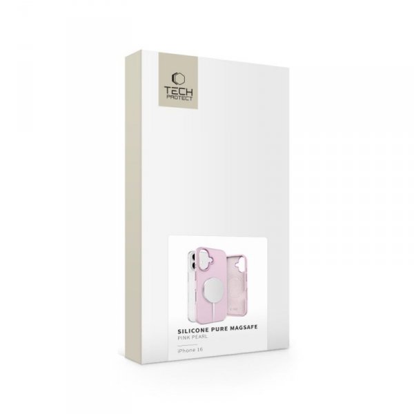 TECH-PROTECT SILICONE PURE MAGSAFE IPHONE 16 PINK PEARL