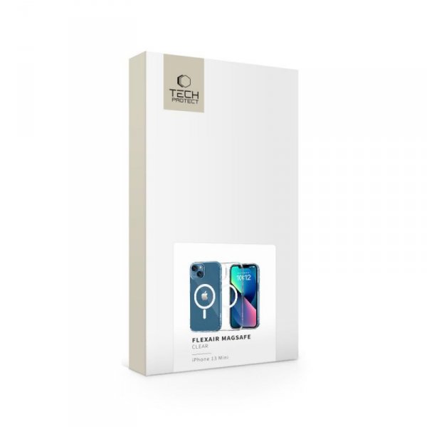 ETUI CASE PLECKI TECH-PROTECT  FLEXAIR MAGSAFE IPHONE 13 MINI CLEAR