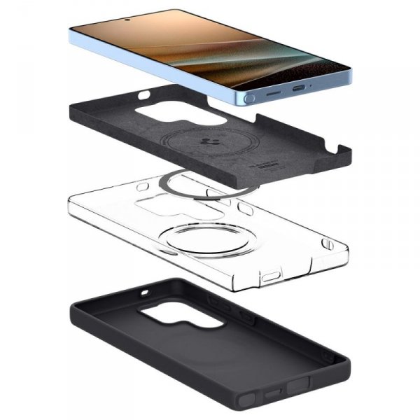 SPIGEN SILICONE FIT MAG MAGSAFE GALAXY S25 ULTRA BLACK
