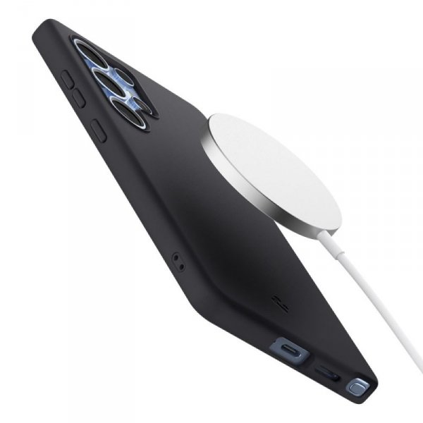 SPIGEN SILICONE FIT MAG MAGSAFE GALAXY S25 ULTRA BLACK