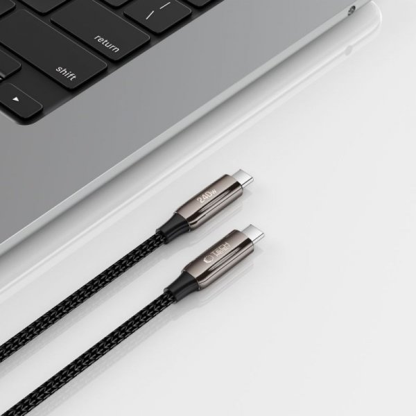 TECH-PROTECT UB10T ULTRABOOST TYPE-C KABEL  PD240W/QC4.0 100CM BLACK
