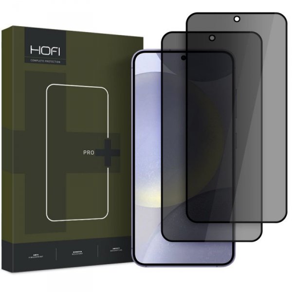 SZKŁO PRYWATYZUJĄCE HOFI ANTI SPY GLASS PRO+ 2-PACK GALAXY S25+ PLUS PRIVACY