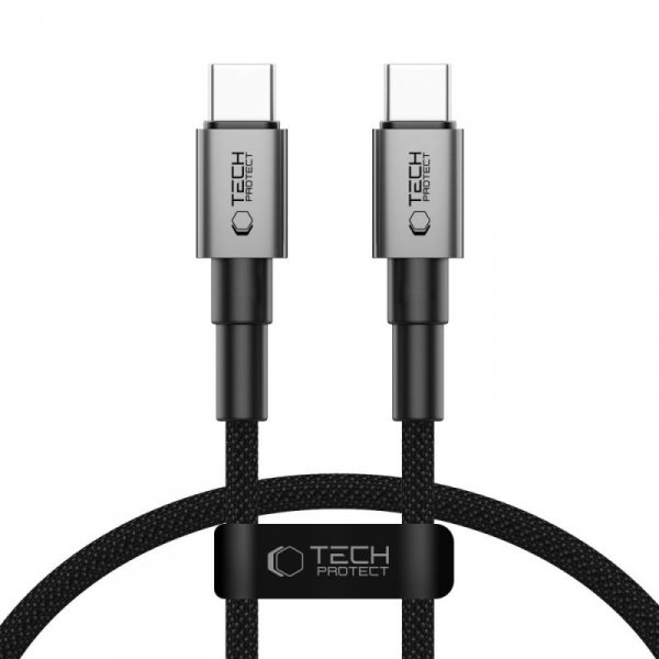TECH-PROTECT ULTRABOOST DNA TYPE-C KABEL  PD60W/3A 50CM IRON GREY