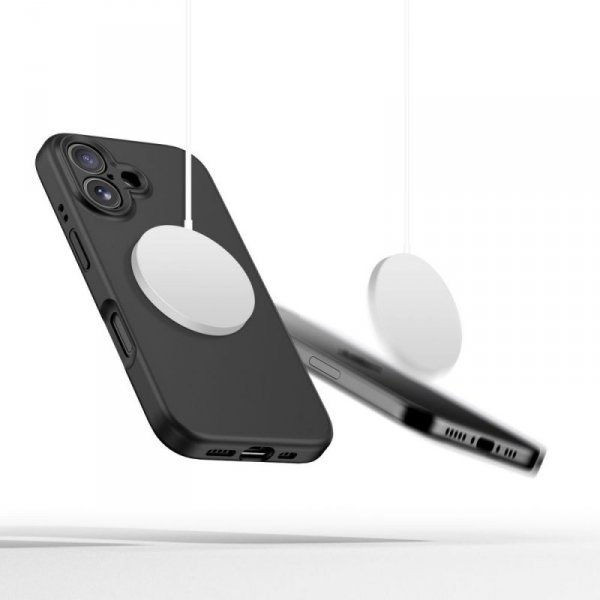 TECH-PROTECT LIQUID SILICONE MAGSAFE IPHONE 16 BLACK