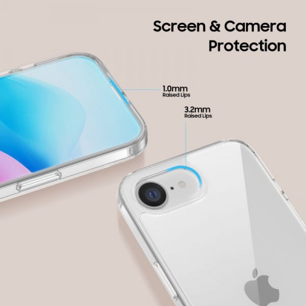 TECH-PROTECT FLEXAIR HYBRID IPHONE 16E CLEAR