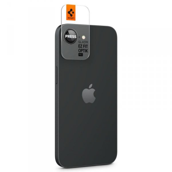 OSŁONA APARATU SPIGEN OPTIK PRO GLAS.TR ”EZ FIT” CAMERA PROTECTOR 2-PACK IPHONE 16E BLACK