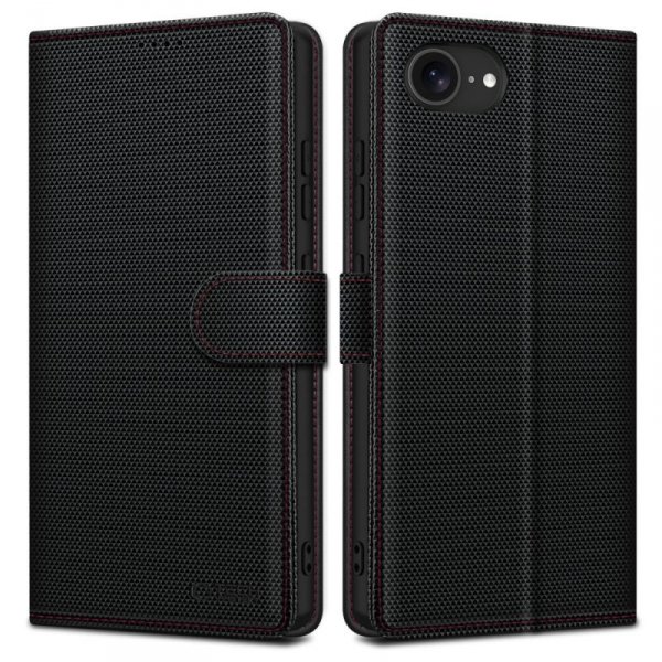 TECH-PROTECT WALLET RS IPHONE 16E BLACK/RED
