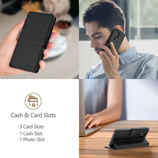 TECH-PROTECT WALLET GALAXY S25 EDGE BLACK