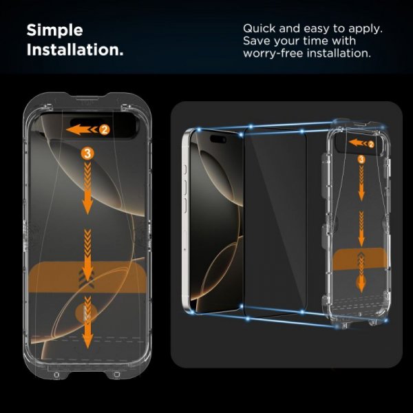 SZKŁO HARTOWANE TECH-PROTECT QUICK SET+ 2-PACK IPHONE 13 / 13 PRO / 14 / 16E BLACK