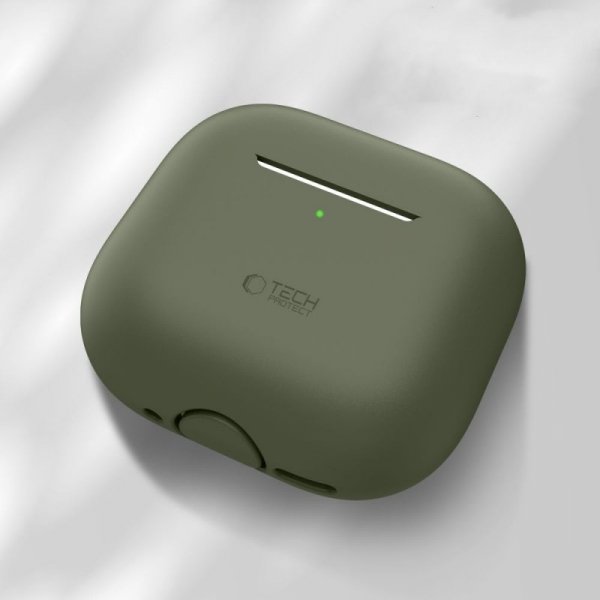 TECH-PROTECT SILICONE APPLE AIRPODS 4 OLIVE GREEN