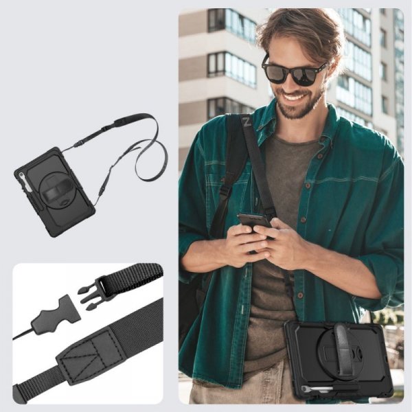 Pancerne Etui Tech-Protect Solid do Samsung Galaxy Tab S10 FE+ 13.1 – Czarne