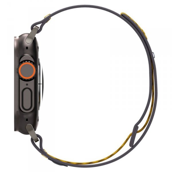 Pasek z Etui Spigen Athlex Air do Apple Watch 11/10/Ultra 1/2 – Aktywny Szary (Active Grey)