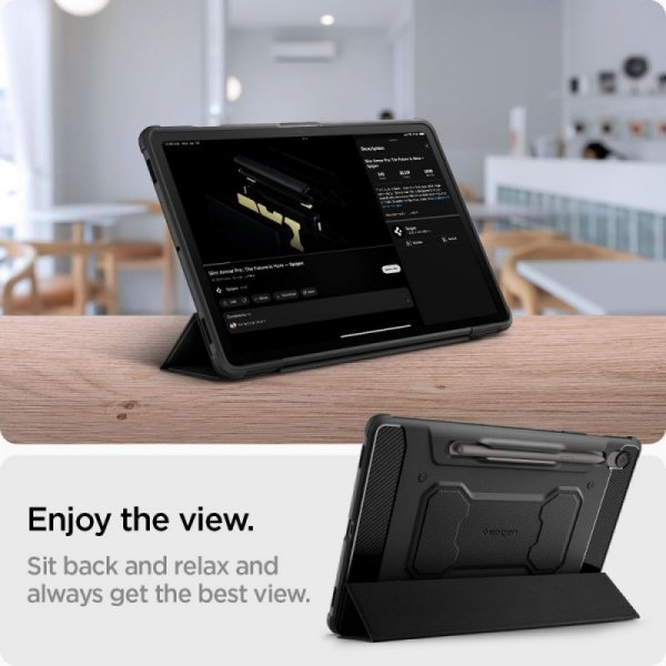 SPIGEN RUGGED ARMOR ”PRO” GALAXY TAB S10 FE+ PLUS 13.1 X620 / X626B BLACK