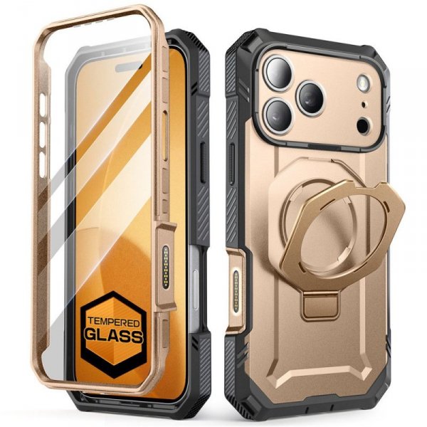 Etui Supcase UB Grip Pro Mag MagSafe iPhone 17 Pro Desert Gold
