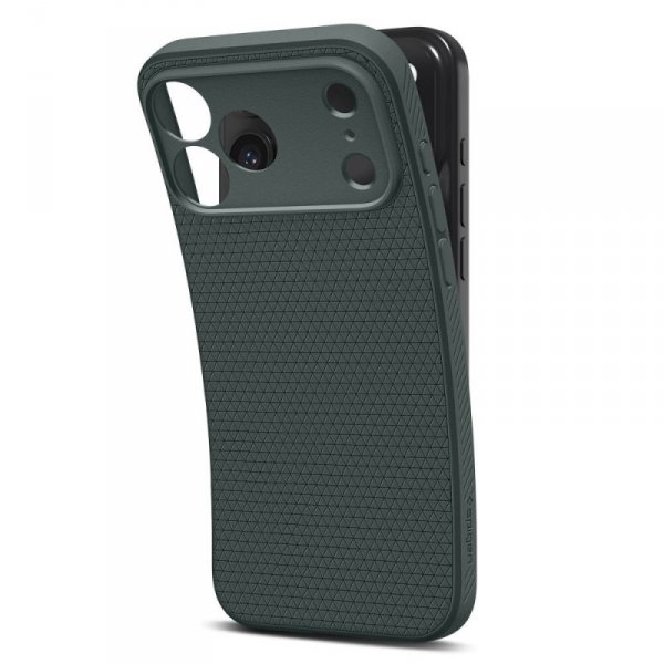 Etui Spigen Liquid Air do iPhone 17 Pro Max – Zielone (Abyss Green)