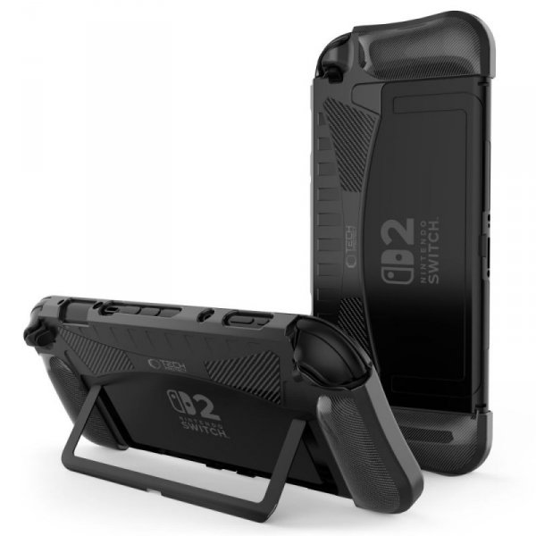 TECH-PROTECT TPUCARBON NINTENDO SWITCH 2 BLACK