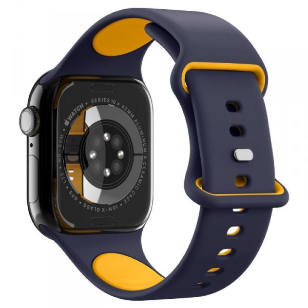 Etui z Paskiem Spigen Caseology Nano Pop do Apple Watch 11/10/9/SE (40/41/42 mm) – Jagodowy Granat (Blueberry Navy)