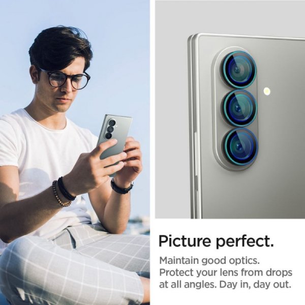 OSŁONA APARATU SPIGEN OPTIK PRO HD GLAS.TR ”EZ FIT” CAMERA PROTECTOR 2-PACK GALAXY Z FOLD 7 BLACK