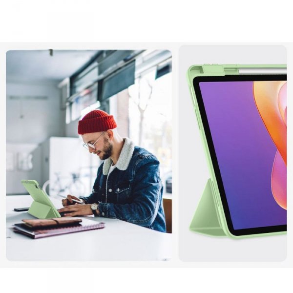 Etui do Xiaomi Redmi Pad SE / 2 11.0 Case z Miejscem na Rysik Zielone Matcha