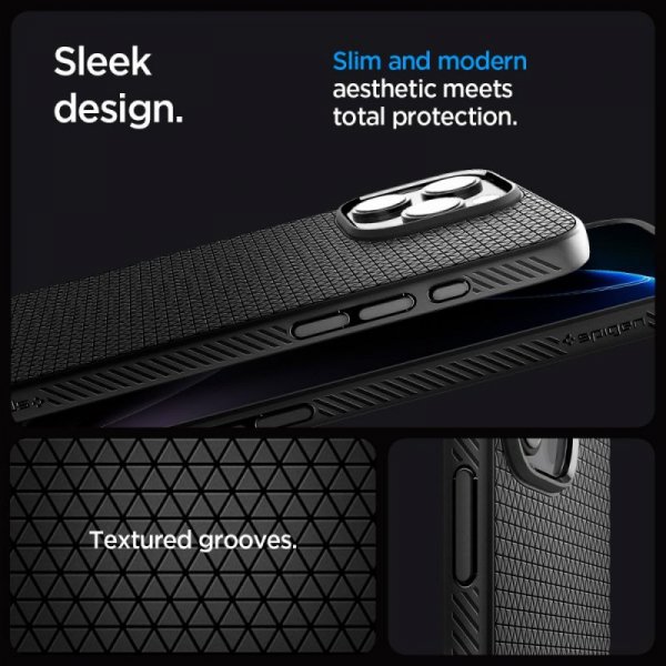 SPIGEN LIQUID AIR ”T” MAG MAGSAFE IPHONE 16 PRO MATTE BLACK