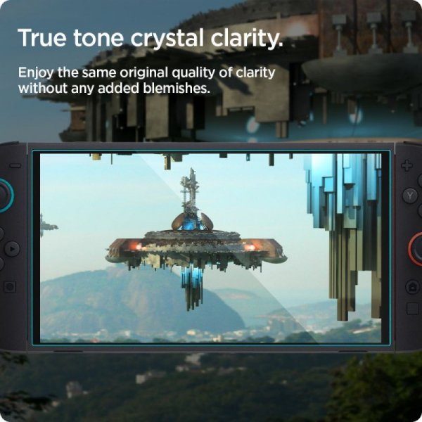 SZKŁO HARTOWANE SPIGEN GLAS.TR ”EZ FIT” 2-PACK NINTENDO SWITCH 2 CLEAR