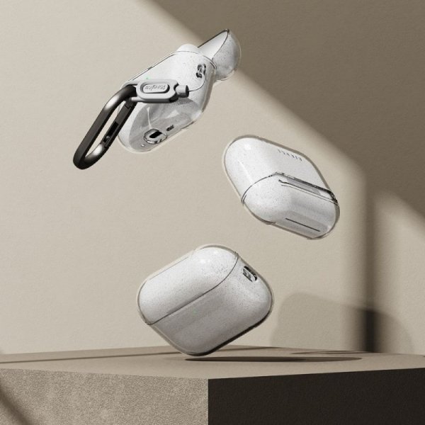 Etui Ringke Air do Apple AirPods Pro 3 – Glitter Clear Przezroczyste z brokatem