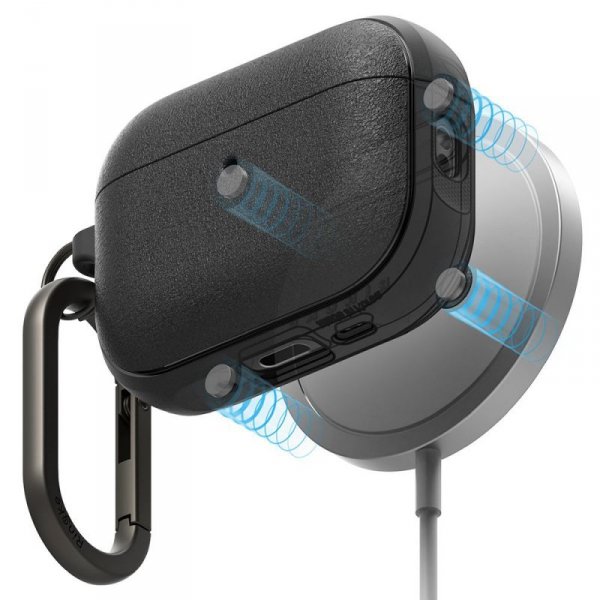 Pancerne Etui AirPods Pro 3 Ringke Onyx MagSafe Black Case Czarne