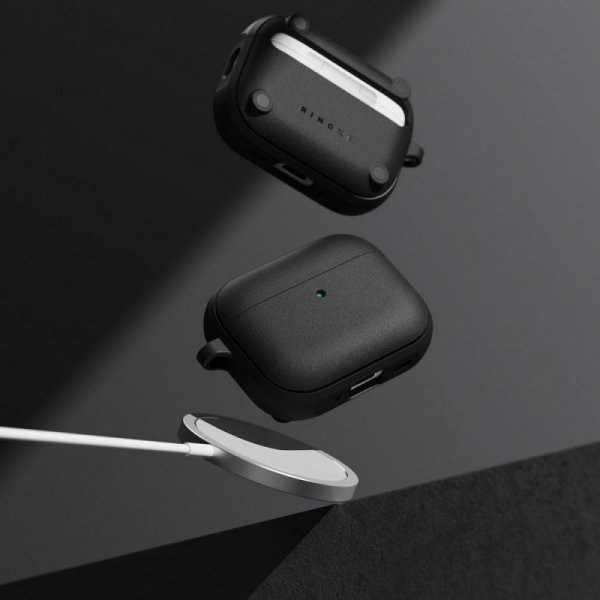 Pancerne Etui AirPods Pro 3 Ringke Onyx MagSafe Black Case Czarne