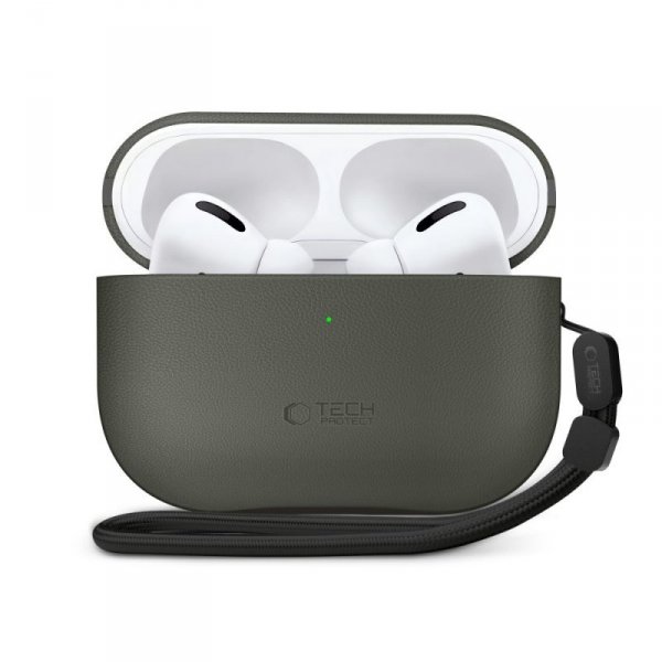 Etui Ochronne Tech-Protect NaturalFit do Apple AirPods Pro 3  Olive Green (Oliwkowy)