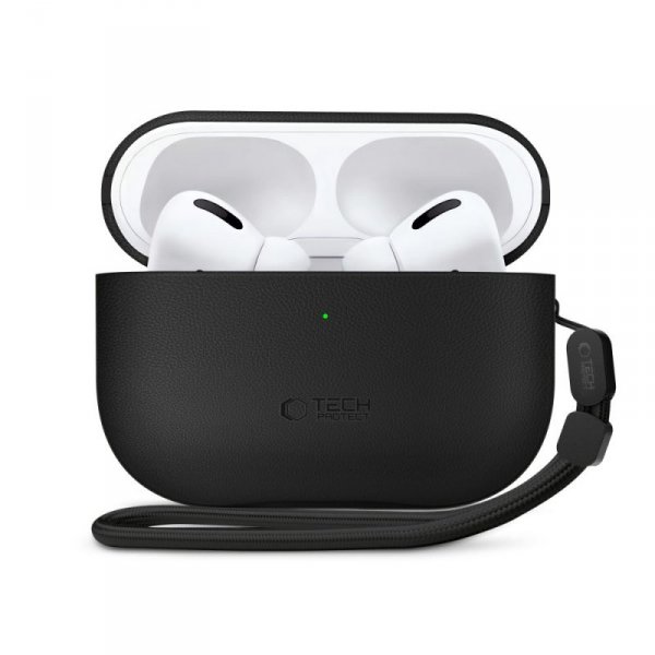 Etui Ochronne Tech-Protect NaturalFit do Apple AirPods Pro 3 Black (Czarny)
