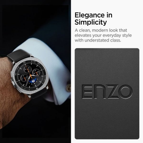 Pasek Spigen Enzo do Samsung Galaxy Watch 8 / Classic – Czarny (Black)