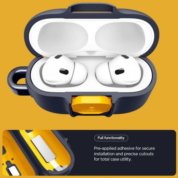 Etui Spigen Nano Pop do Apple AirPods Pro 3 – Granatowe (Blueberry Navy)