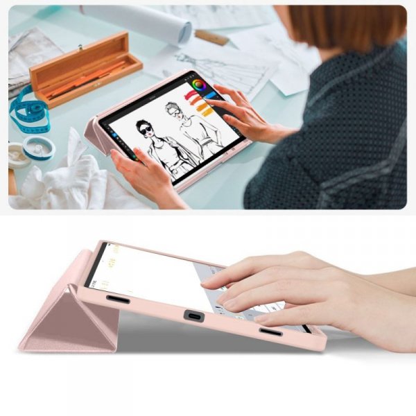 Etui z Miejscem na Rysik do Samsung Galaxy Tab S11 11.0 - Tech-Protect SC Pen - Różowe