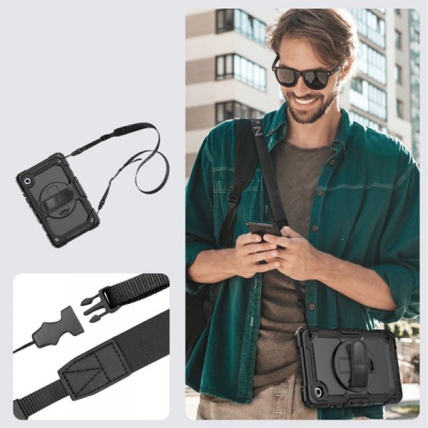 Pancerne Etui do Samsung Galaxy Tab A9 / A11 8.7 - Tech-Protect Solid - Czarne