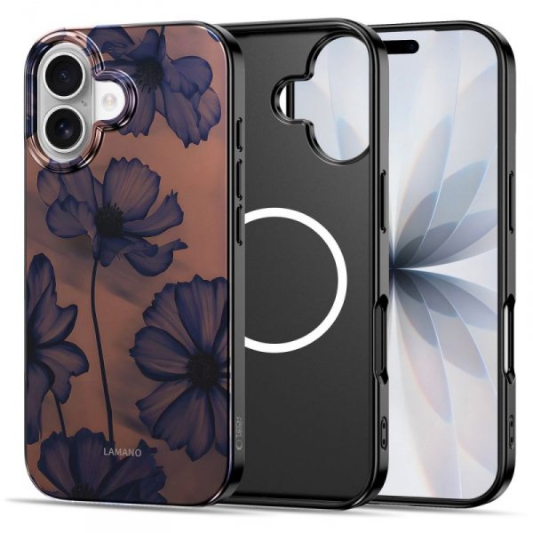 Etui Magnetyczne Tech-Protect Lamano MagSafe do iPhone 17 Velvet Night